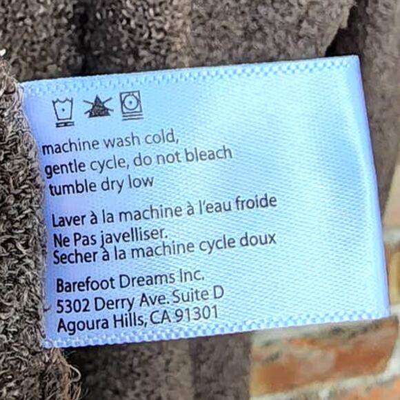 Barefoot Dreams 436 Bamboo Chic Lite Calypso Knit Ombre Cardigan Wrap S/M - Picture 5 of 7